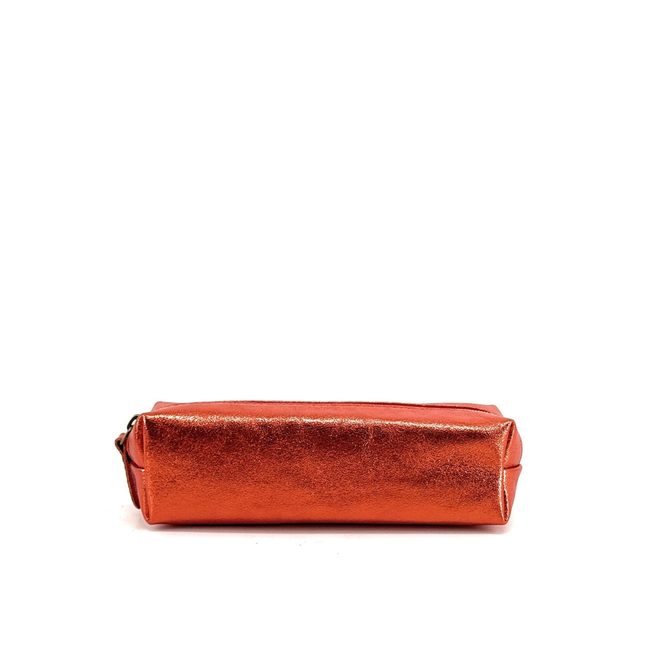 Estuche en piel tornasolada TICTOC GLOW Naranja tornasolado