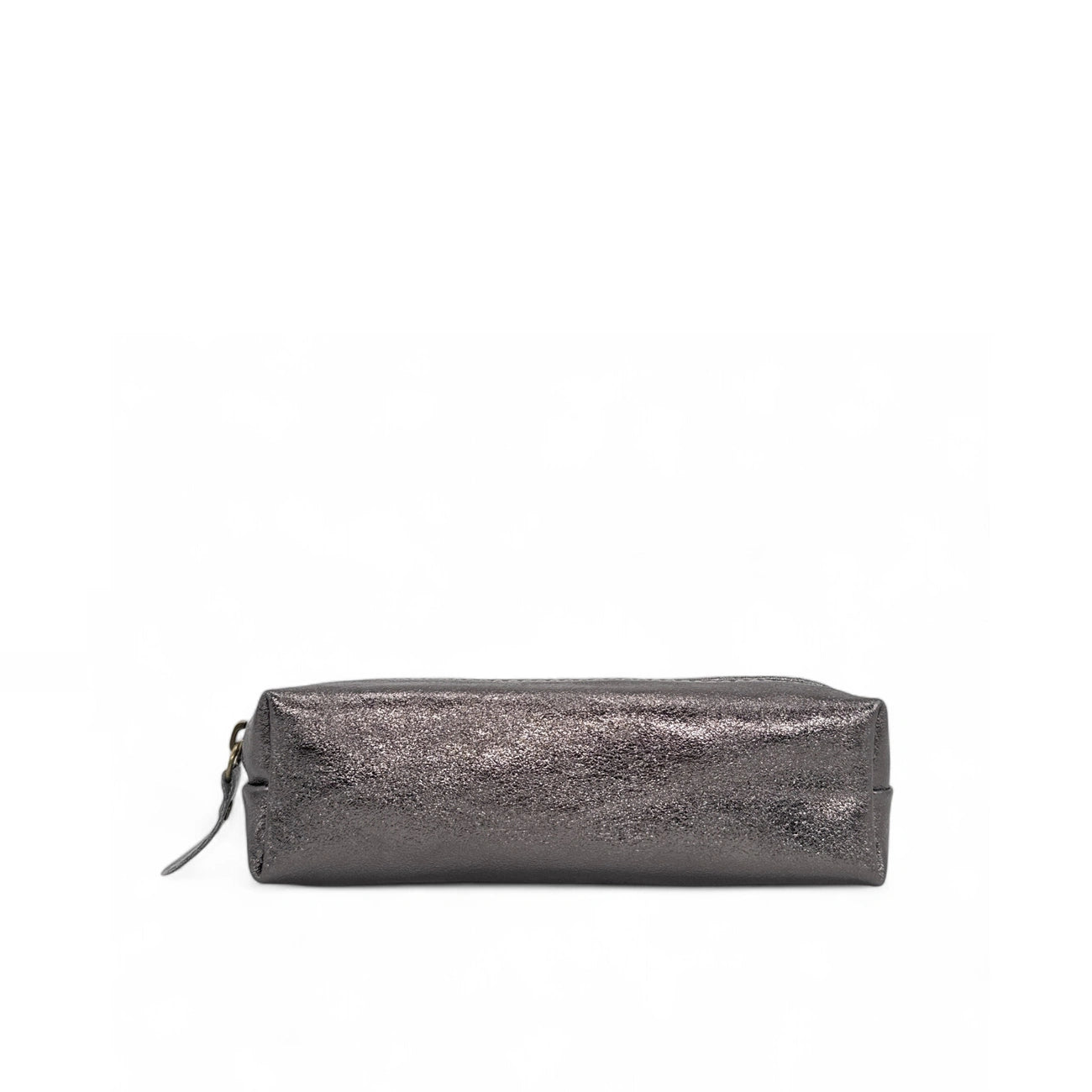 Trousse en cuir irisé TICTOC GLOW Argent foncé