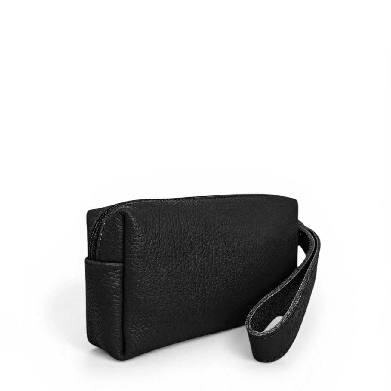Trousse en cuir grainé ELORA Noir