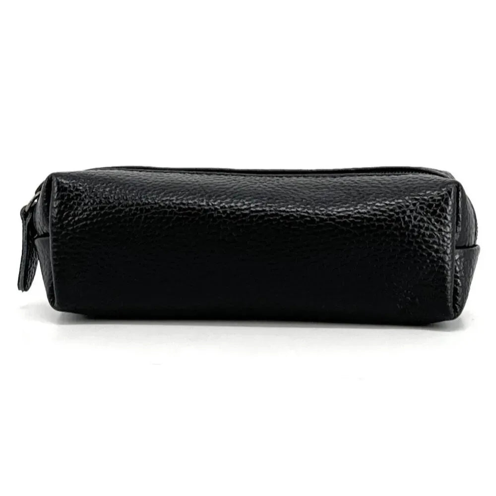 Trousse en cuir grainé TICTOC Noir