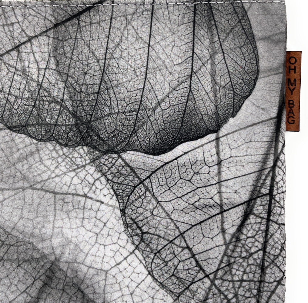 Trousse en feutrine écologique imprimée FRAGILE Gris clair