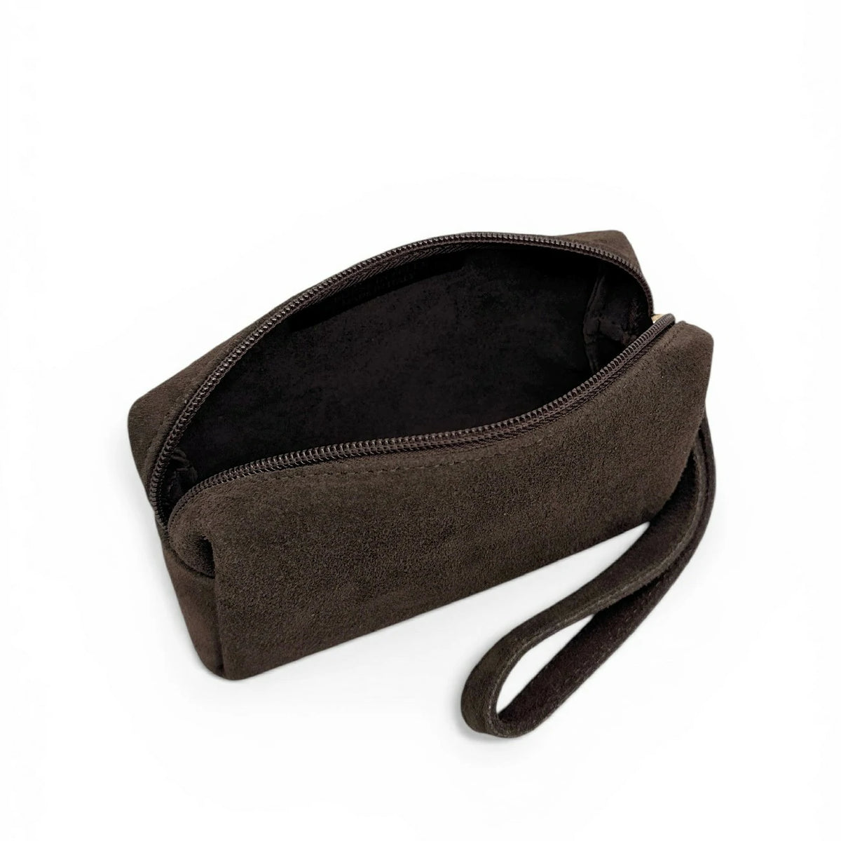 Wildleder-Täschchen ELORA SUEDE Schokoladenbraun