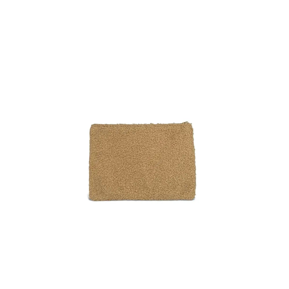 Trousse pochette en peluche PILOU COP'S Taupe
