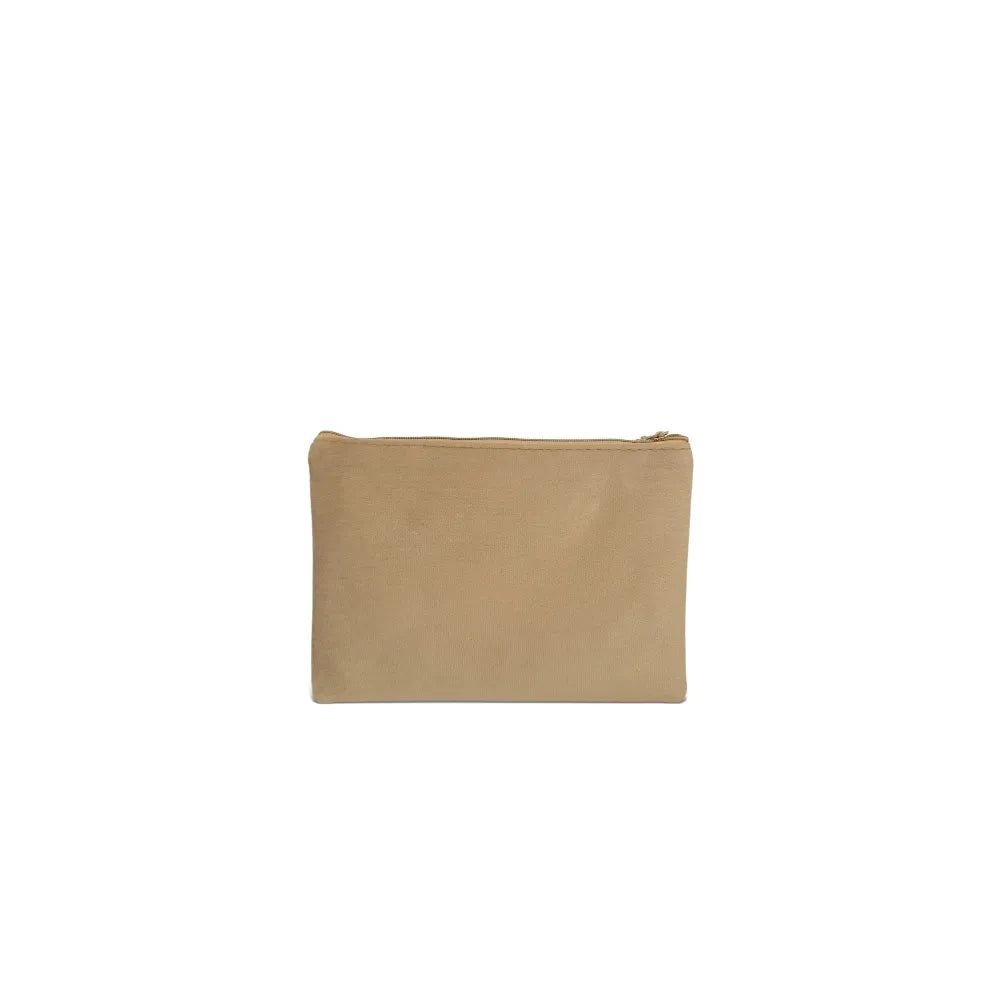 Trousse pochette en velours MATAKI VELOURS Taupe