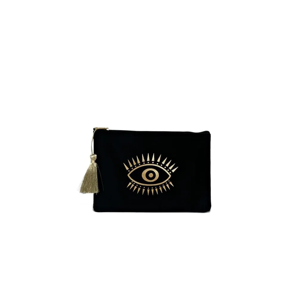Trousse pochette en velours MATAKI VELOURS Noir