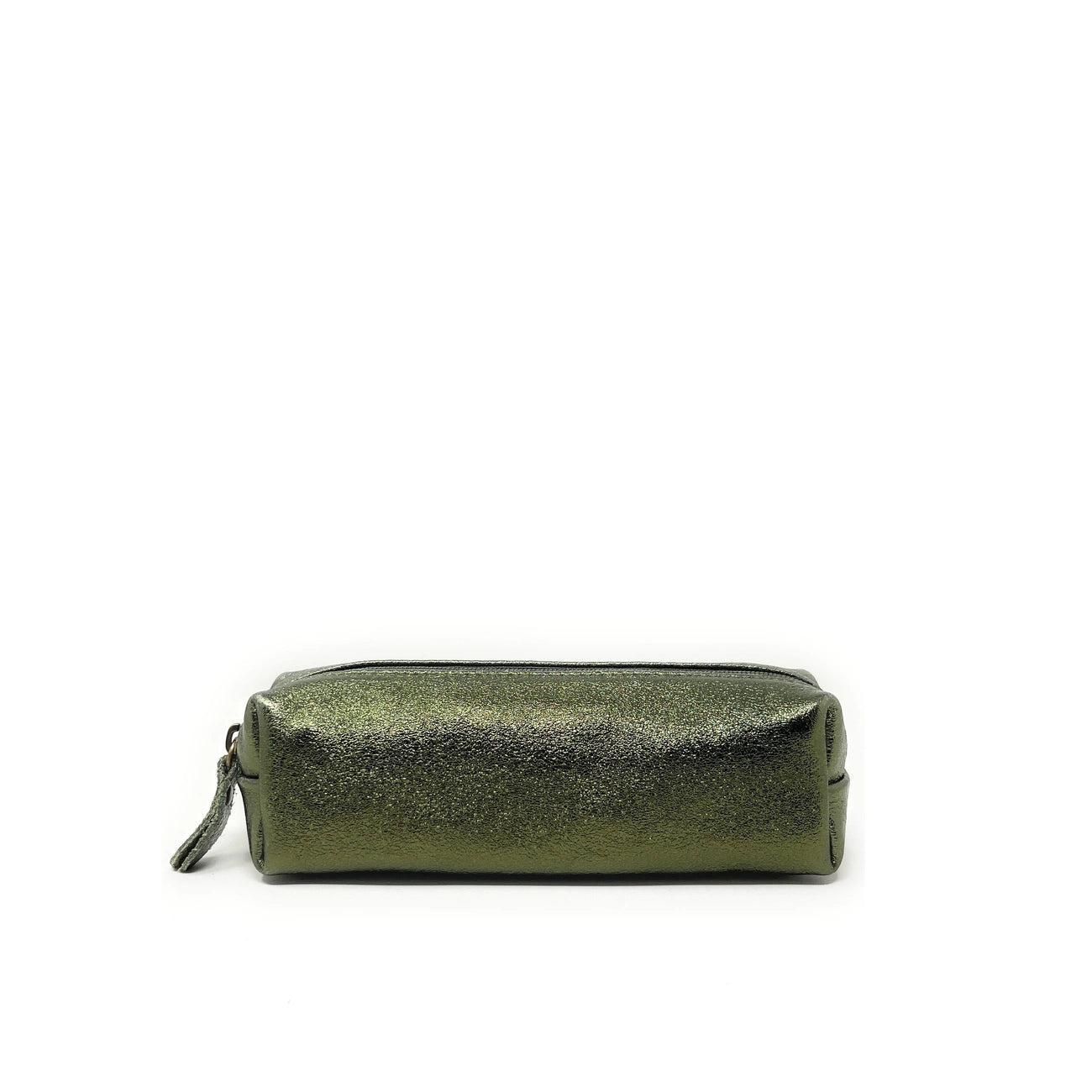 Estuche en piel tornasolada TICTOC GLOW Caqui tornasolado
